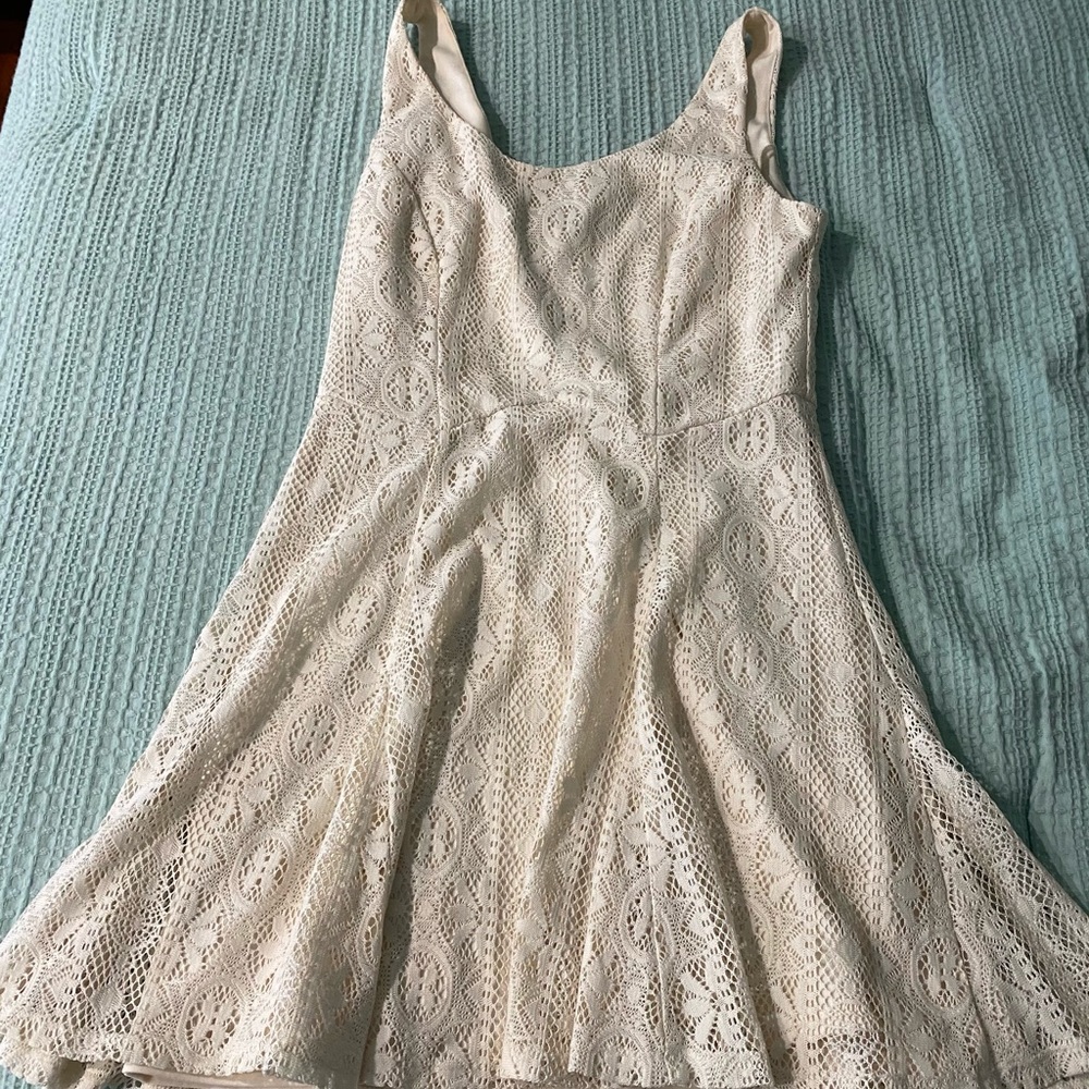Red Camel white dress